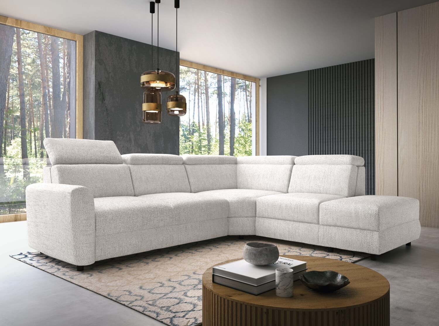 Emonda corner sofa bed